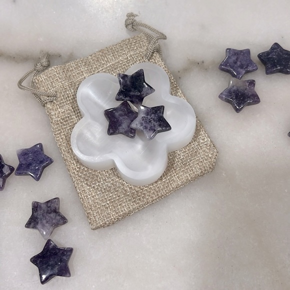 Other - Selenite Flower-Shaped Dish